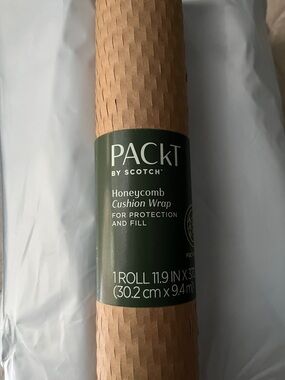 PACKT by Scotch Honeycomb Cushion Wrap - Brown